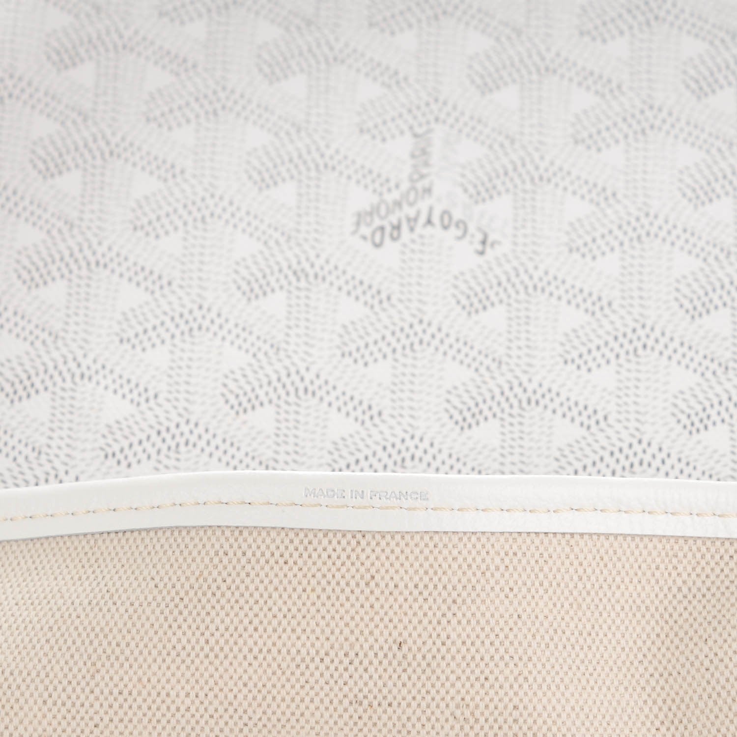 Goyard Goyardine Saint Louis GM White 7 of 9