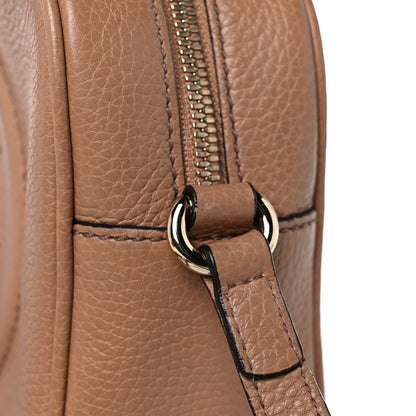 Gucci Pebbled Calfskin Small Soho Disco Bag Camelia 33 of 35