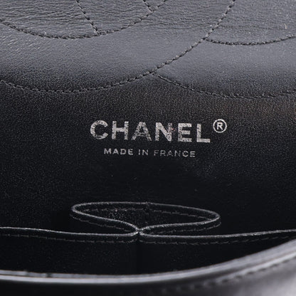Chanel Aged Calfskin Chevron Quilted 2.55 Reissue 227 Flap So Black 6 of 10