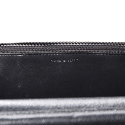 Chanel Iridescent Caviar Quilted Wallet On Chain WOC Black 9 of 12