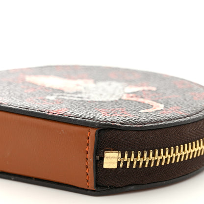 Louis Vuitton Calfskin Catogram Micro Boite Chapeau Marron 9 of 10