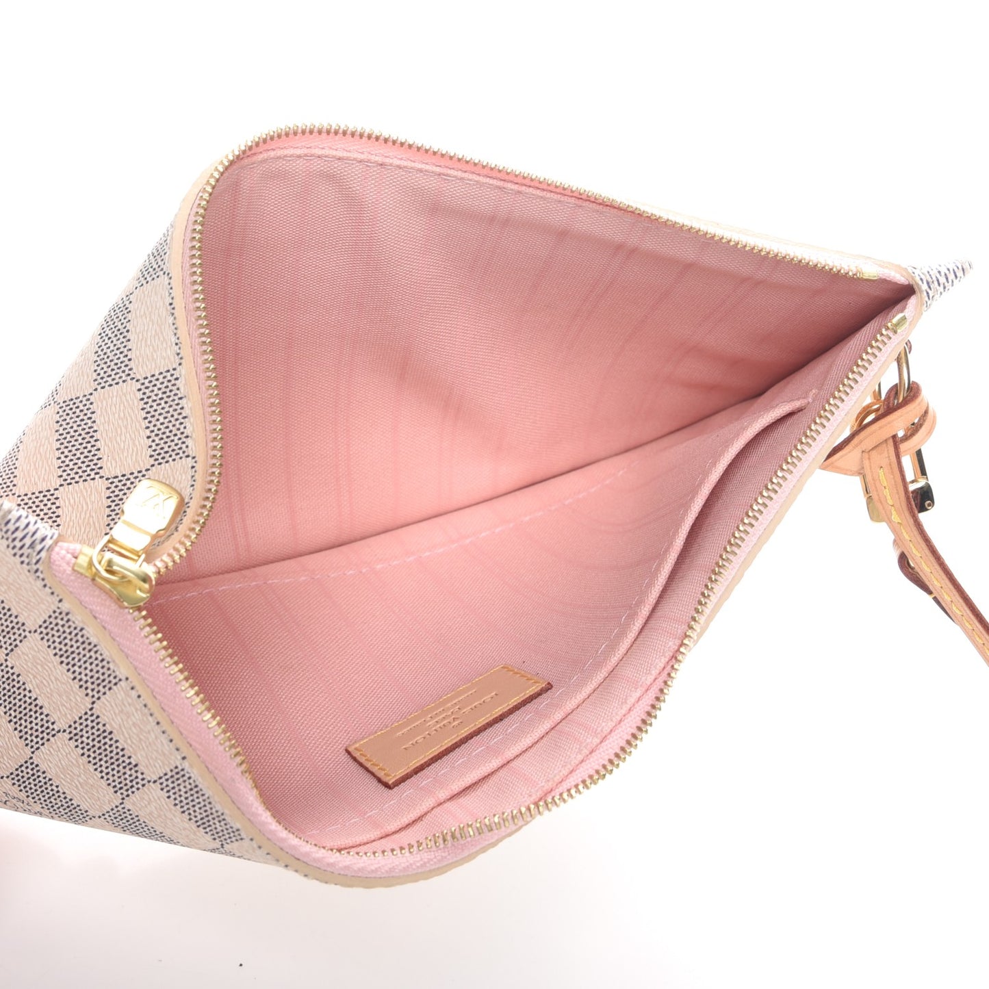 Damier Azur Neverfull MM GM Pochette Rose Ballerine