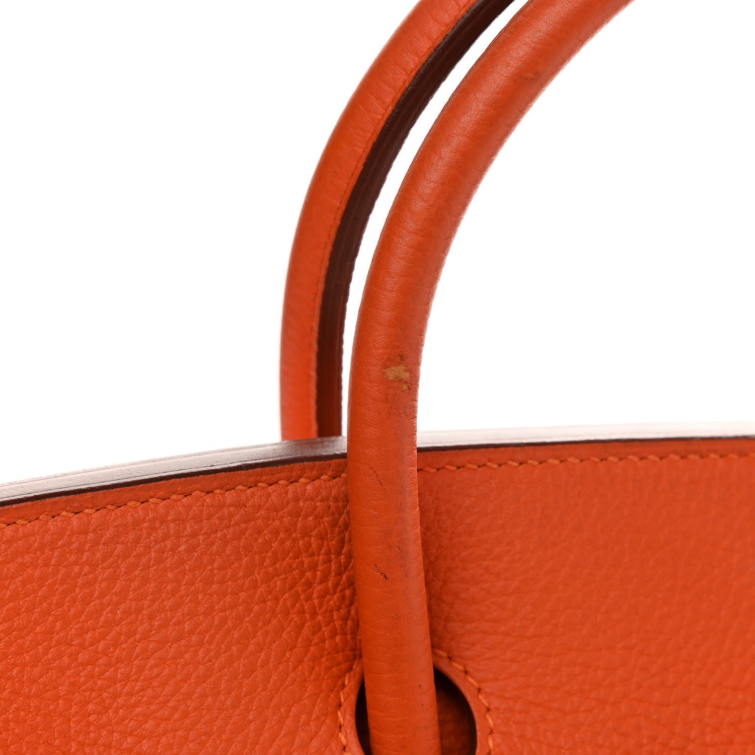 Hermes Togo Birkin 40 Feu 13 of 27
