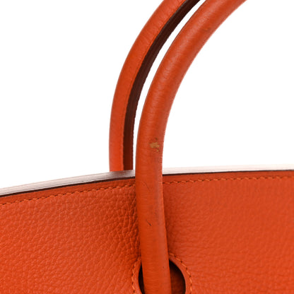Hermes Togo Birkin 40 Feu 13 of 27