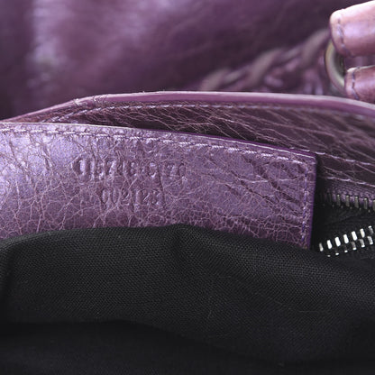 Balenciaga Agneau Classic Hardware City Metallic Purple 6 of 14