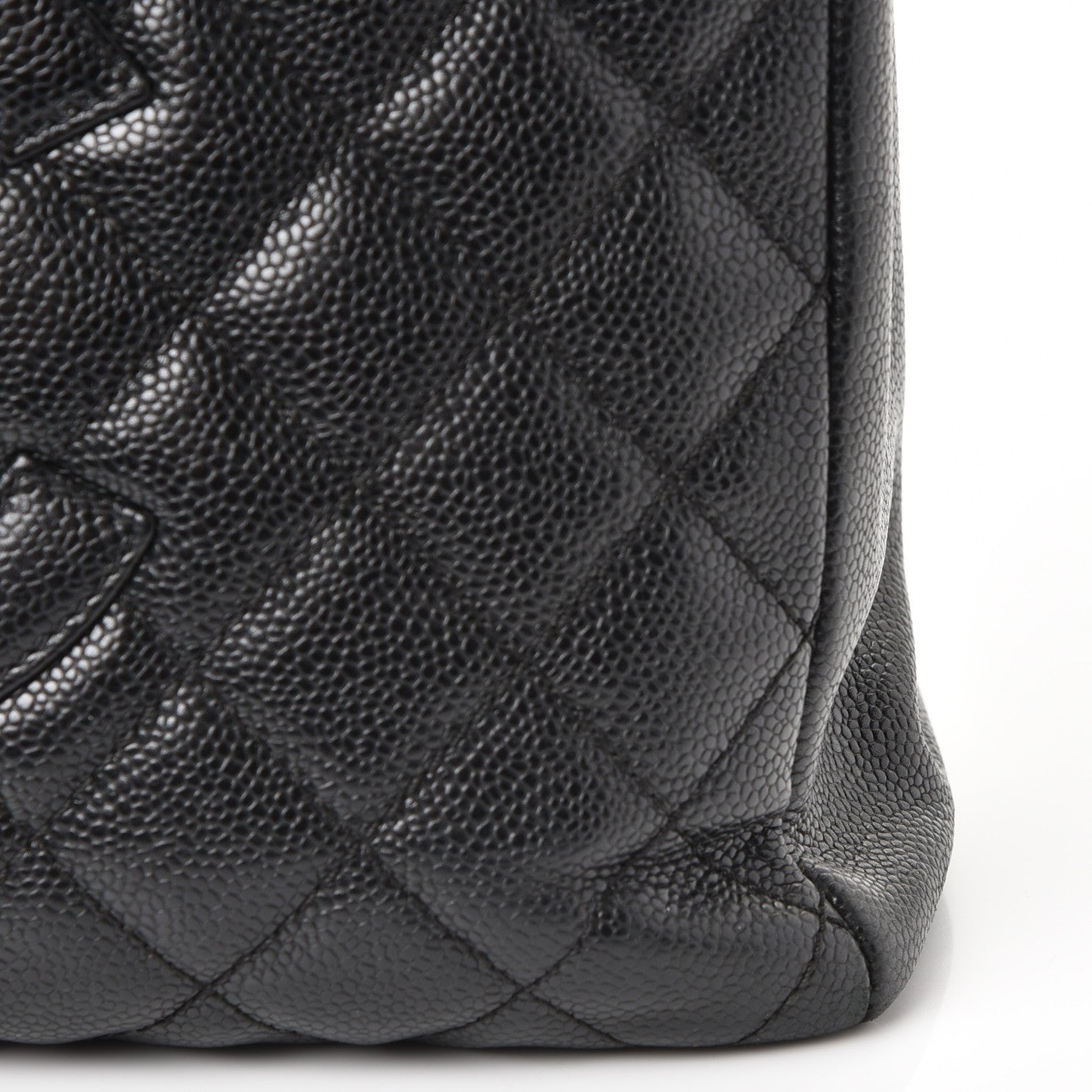 Chanel Caviar Quilted Grand Shopping Tote GST Black 8 of 9