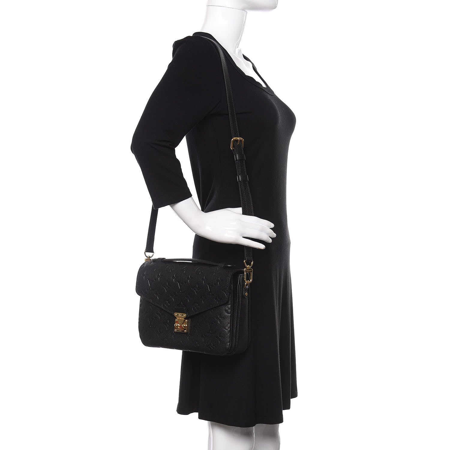 Louis Vuitton Empreinte Pochette Metis Black 2 of 11