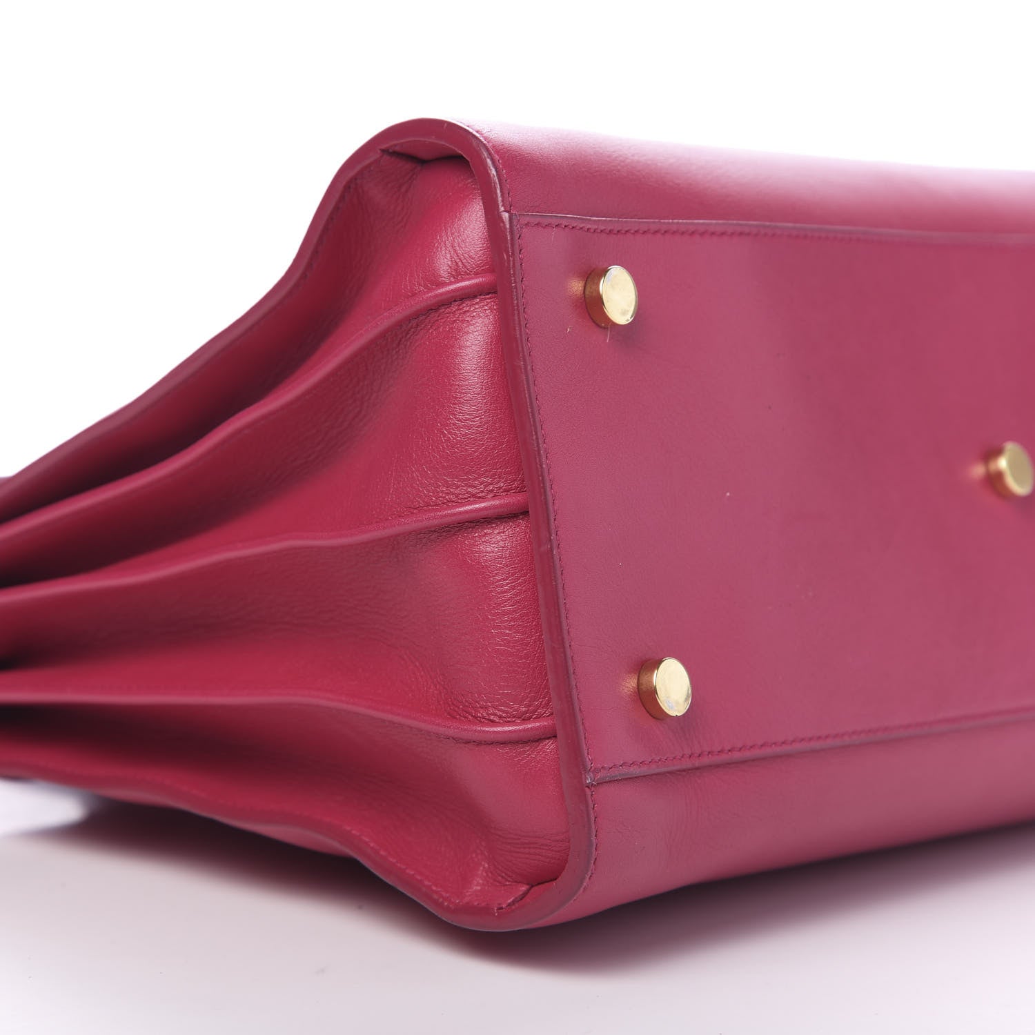 Saint Laurent Calfskin Small Sac De Jour Fuchsia 8 of 10
