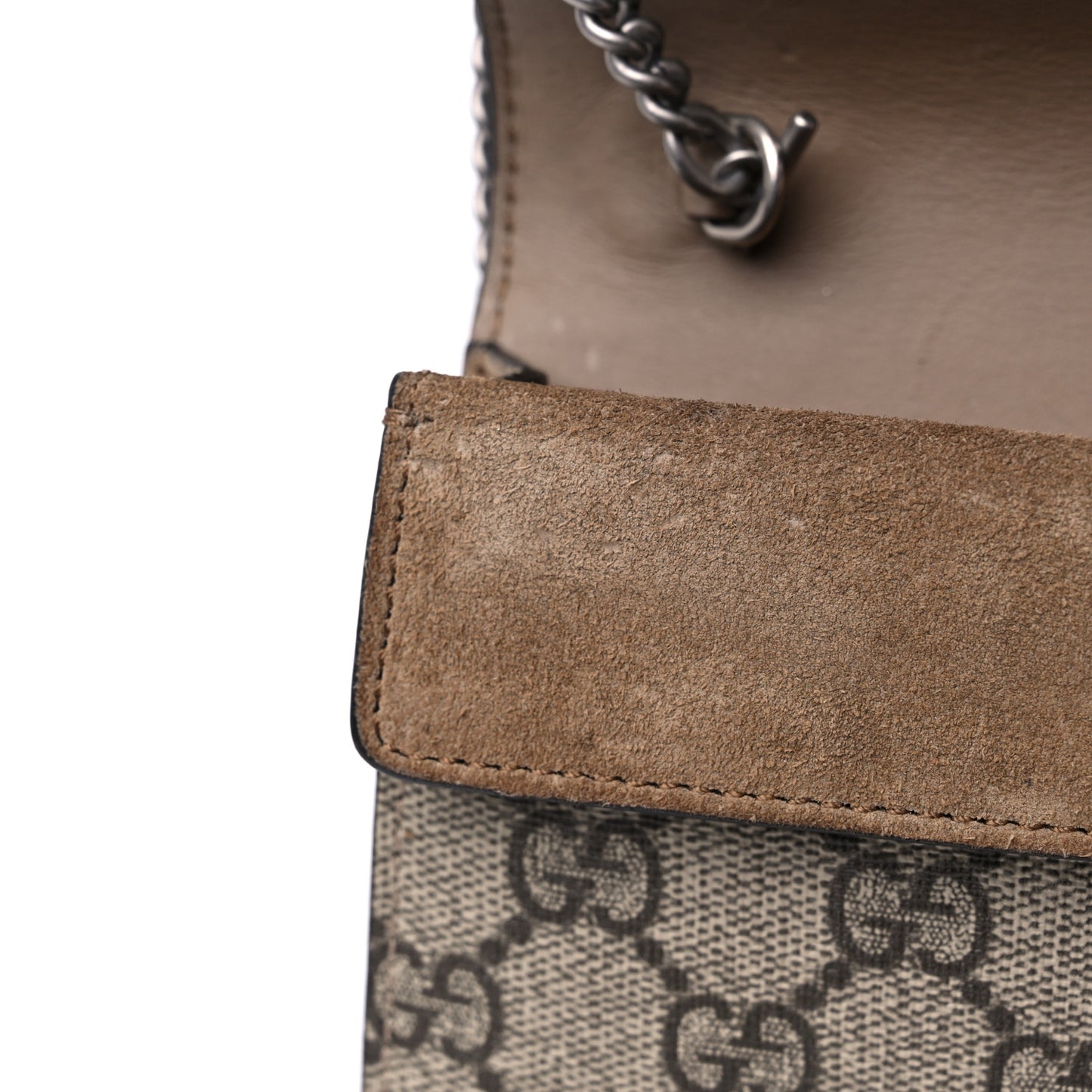 GG Supreme Monogram Super Mini Dionysus Shoulder Bag Taupe