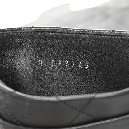 Chanel Lambskin Quilted High Boots 36 Black 7 of 9