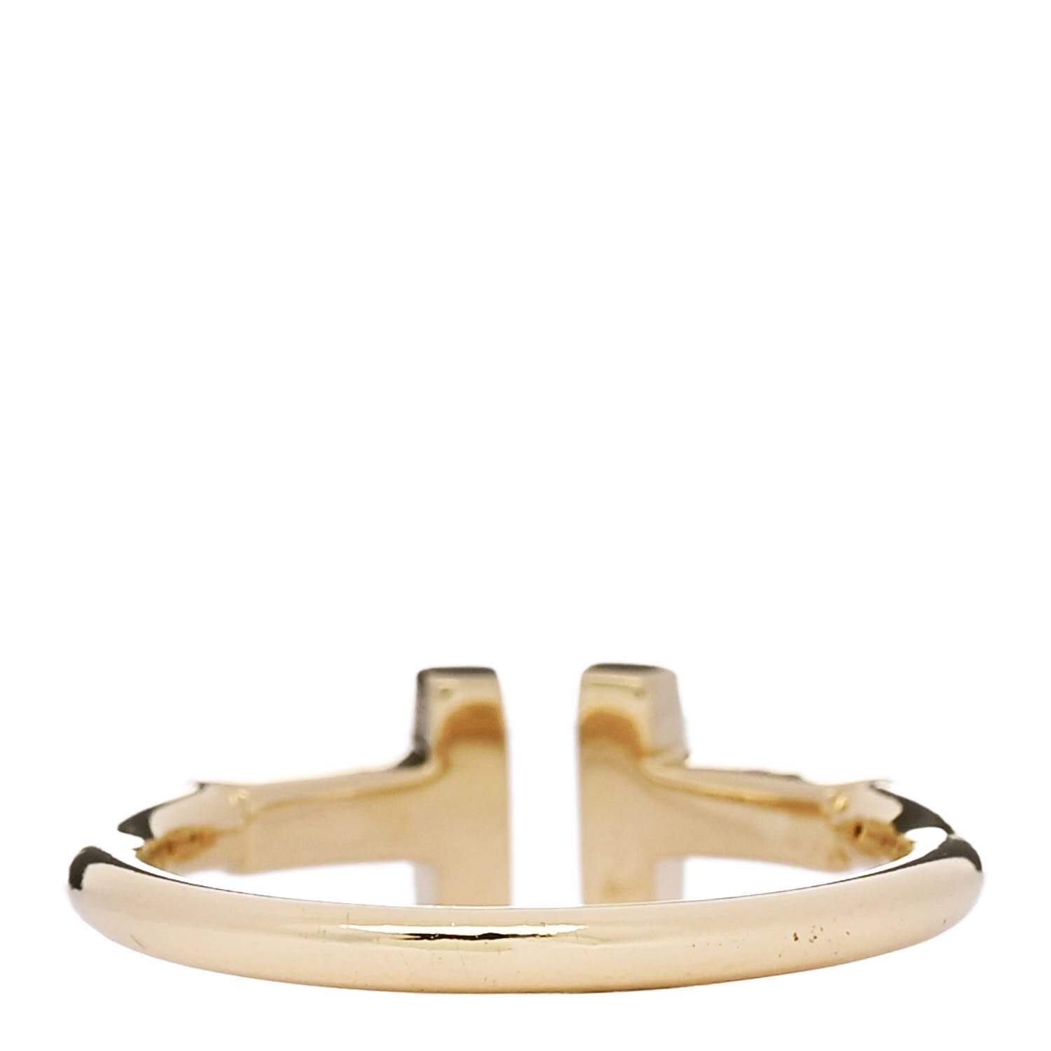 Tiffany 18K Yellow Gold T Wire Ring 47 4 3 of 5