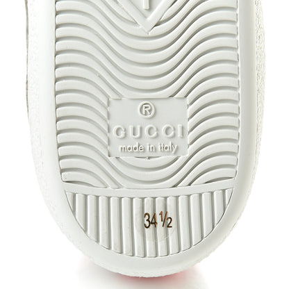 Gucci GG Supreme Monogram Ayers Web Womens Ace Sneakers 34.5 Beige 7 of 10