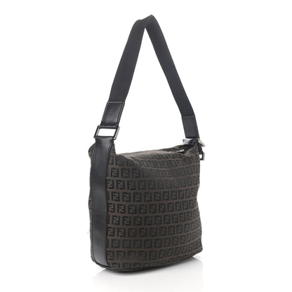 Fendi Zucchino Small Hobo Brown 2 of 13