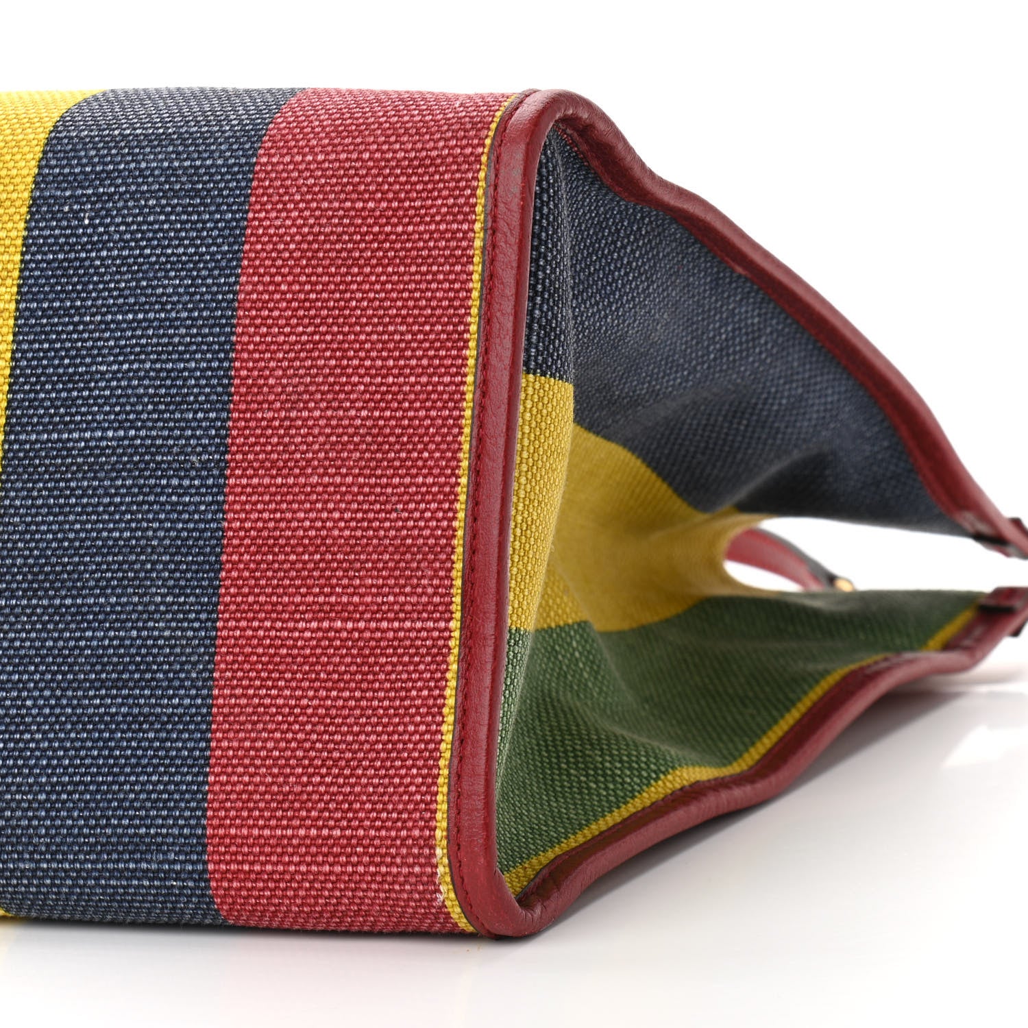 Gucci Canvas Marley Stripe Script Logo Large Gucci 100 Tote Bag Multicolor 10 of 10
