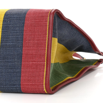 Gucci Canvas Marley Stripe Script Logo Large Gucci 100 Tote Bag Multicolor 10 of 10
