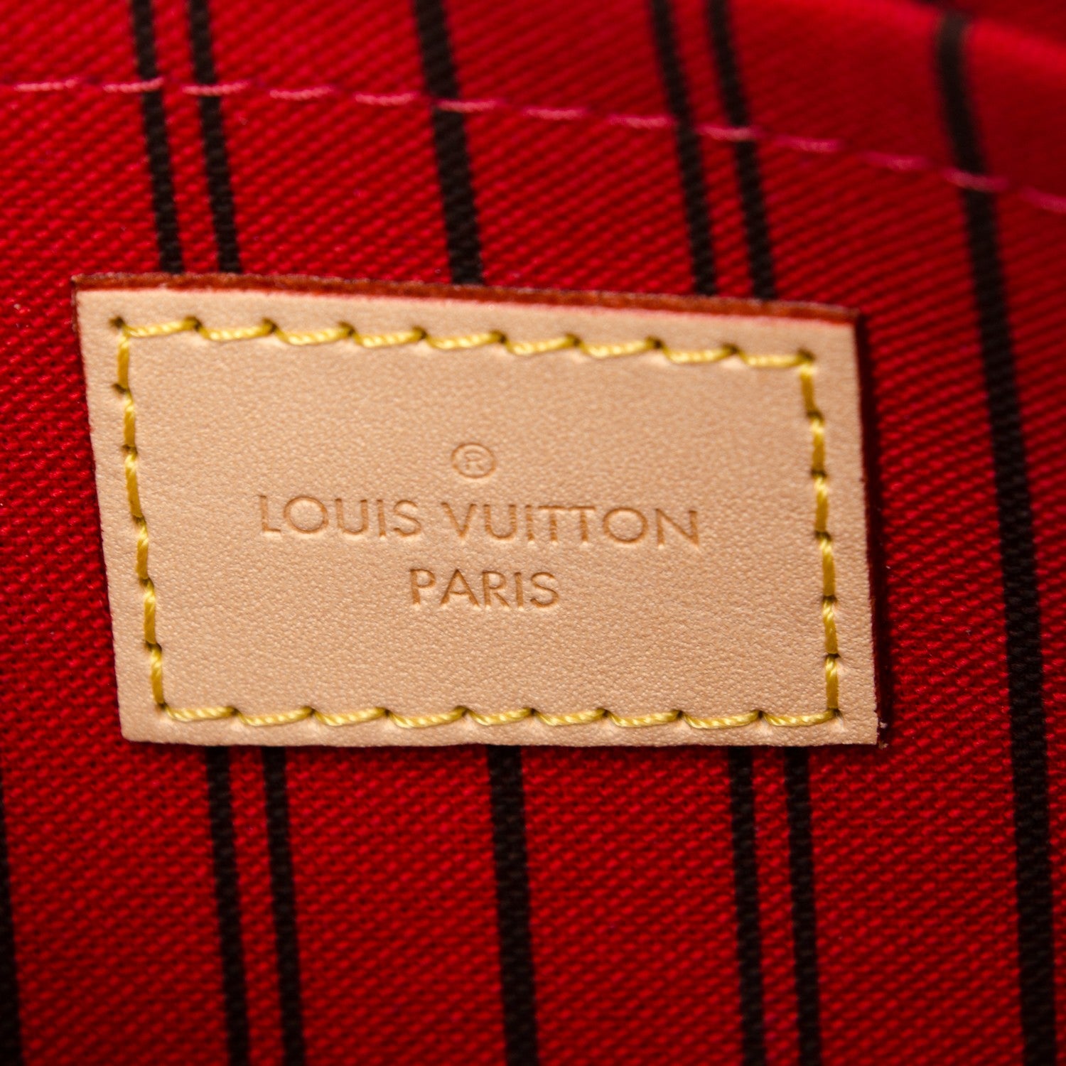 Louis Vuitton Monogram Neverfull MM GM Pochette Cherry 6 of 10