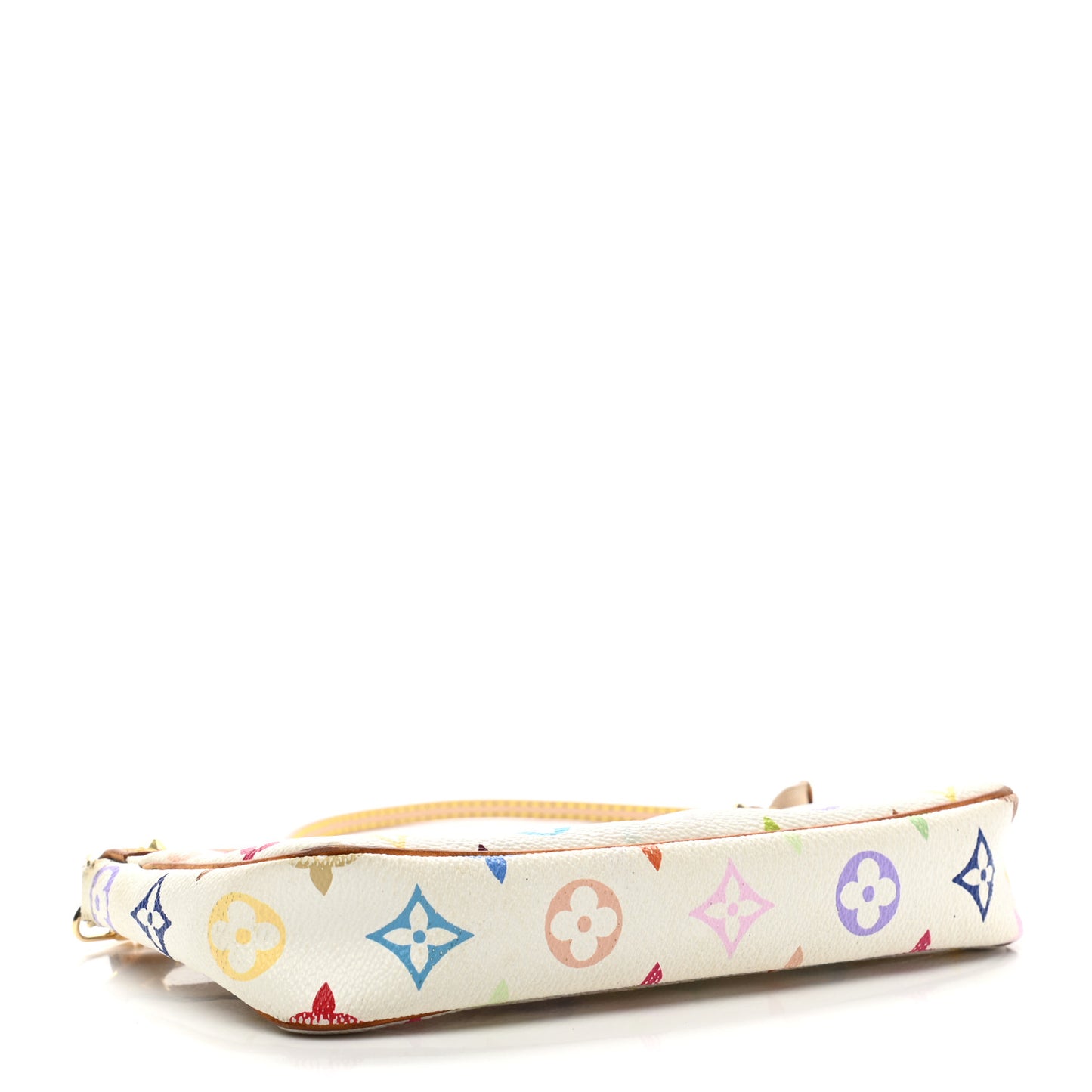 Monogram Multicolor Pochette Accessories White