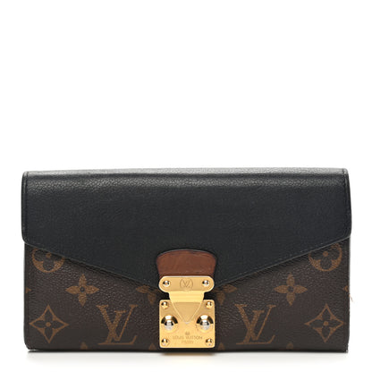Louis Vuitton Monogram Pallas Wallet Black 1 of 16