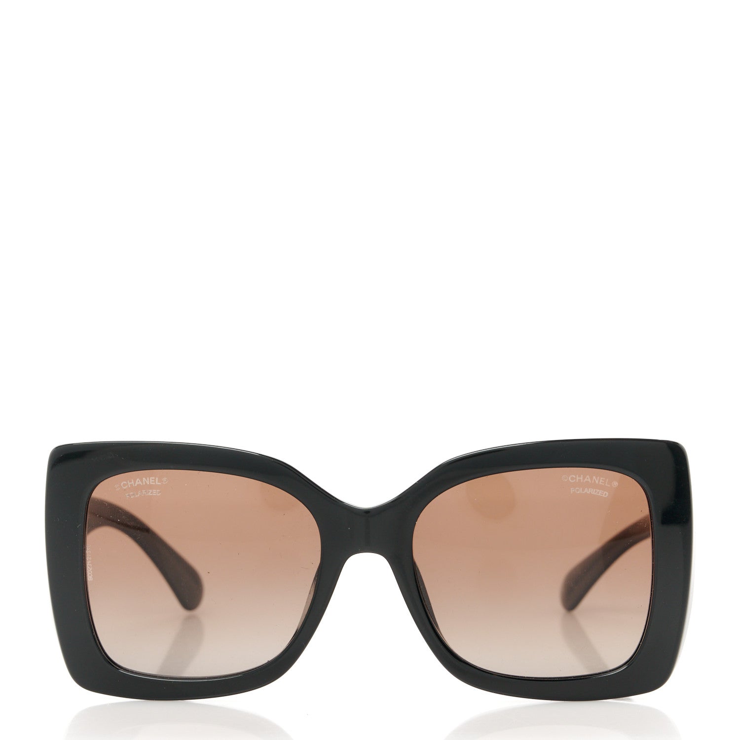 Chanel Square Polarized CC Sunglasses 5494-A Black 2 of 8