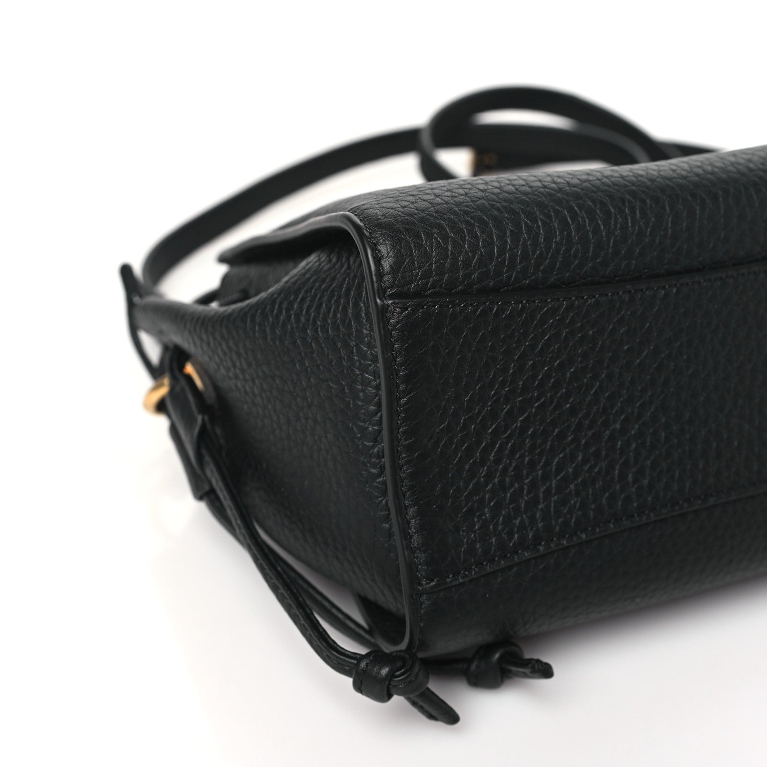 Mulberry Heavy Grain Mini Iris Tote Black 8 of 9