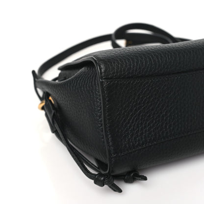 Mulberry Heavy Grain Mini Iris Tote Black 8 of 9