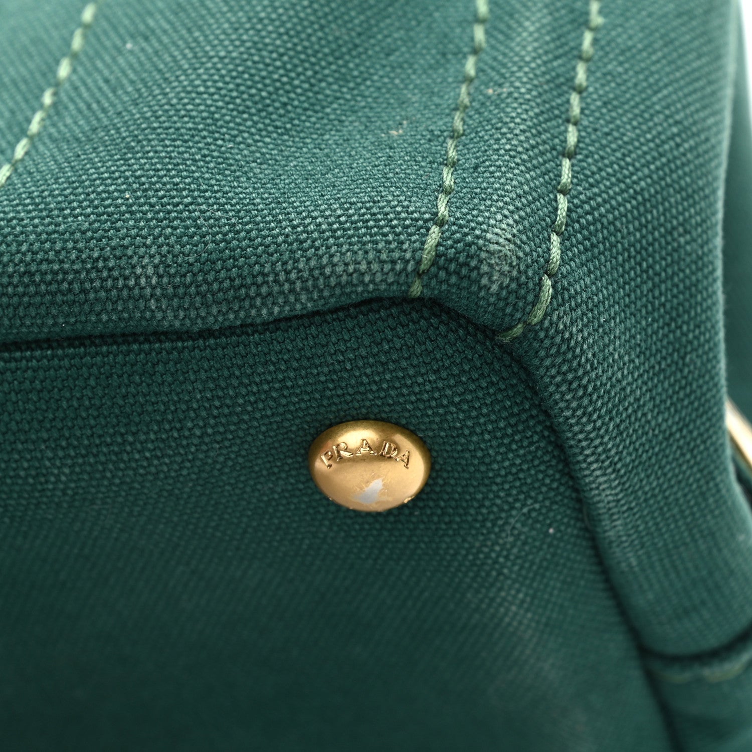 Prada Canapa Small Logo Tote Oleandro 14 of 15