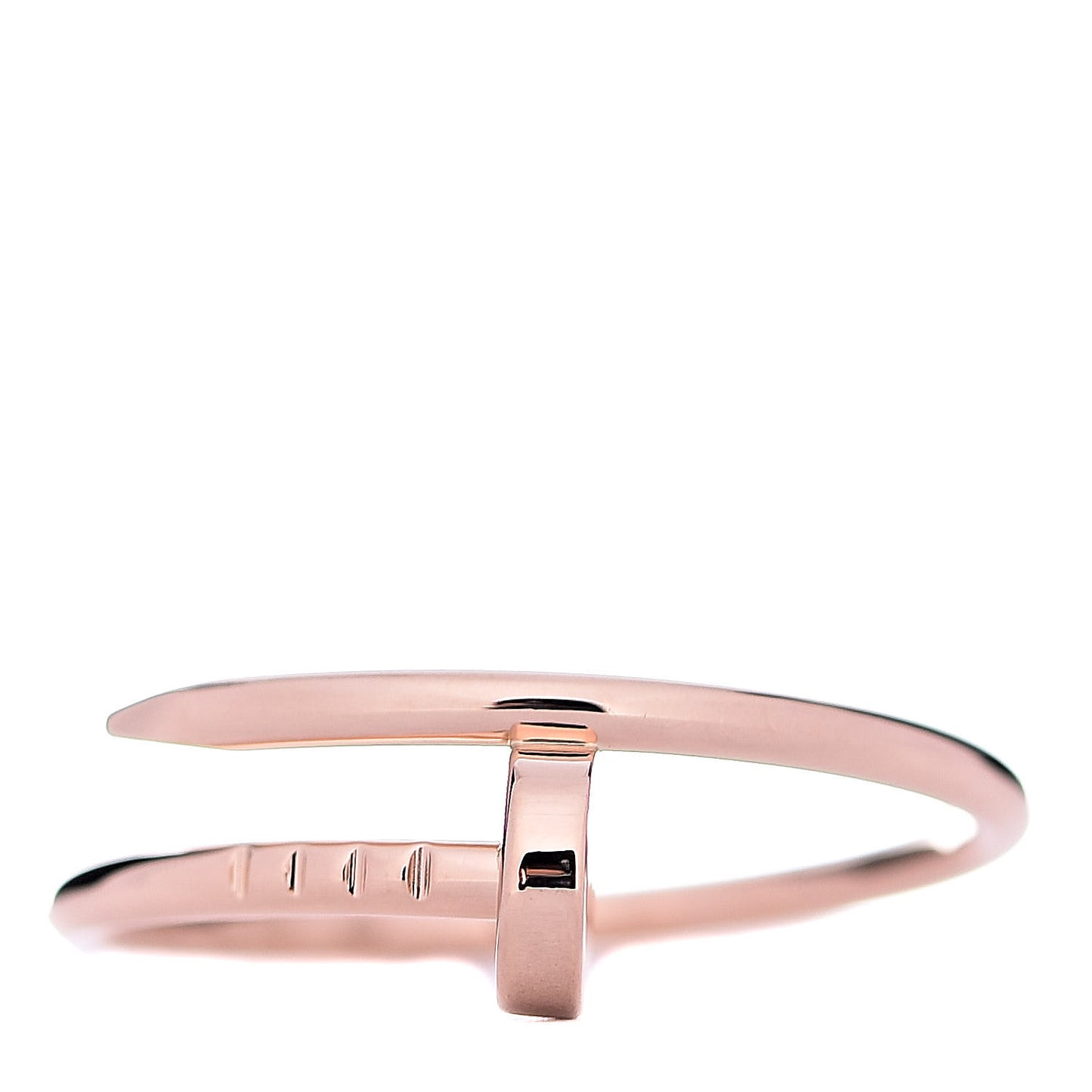 18K Pink Gold Small Juste Un Clou Ring 58 8.25