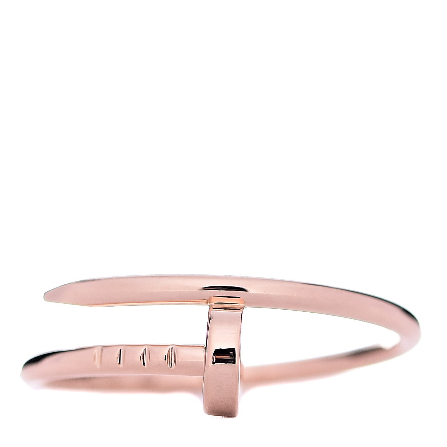 Cartier 18K Pink Gold Small Juste Un Clou Ring 58 8.25 1 of 7