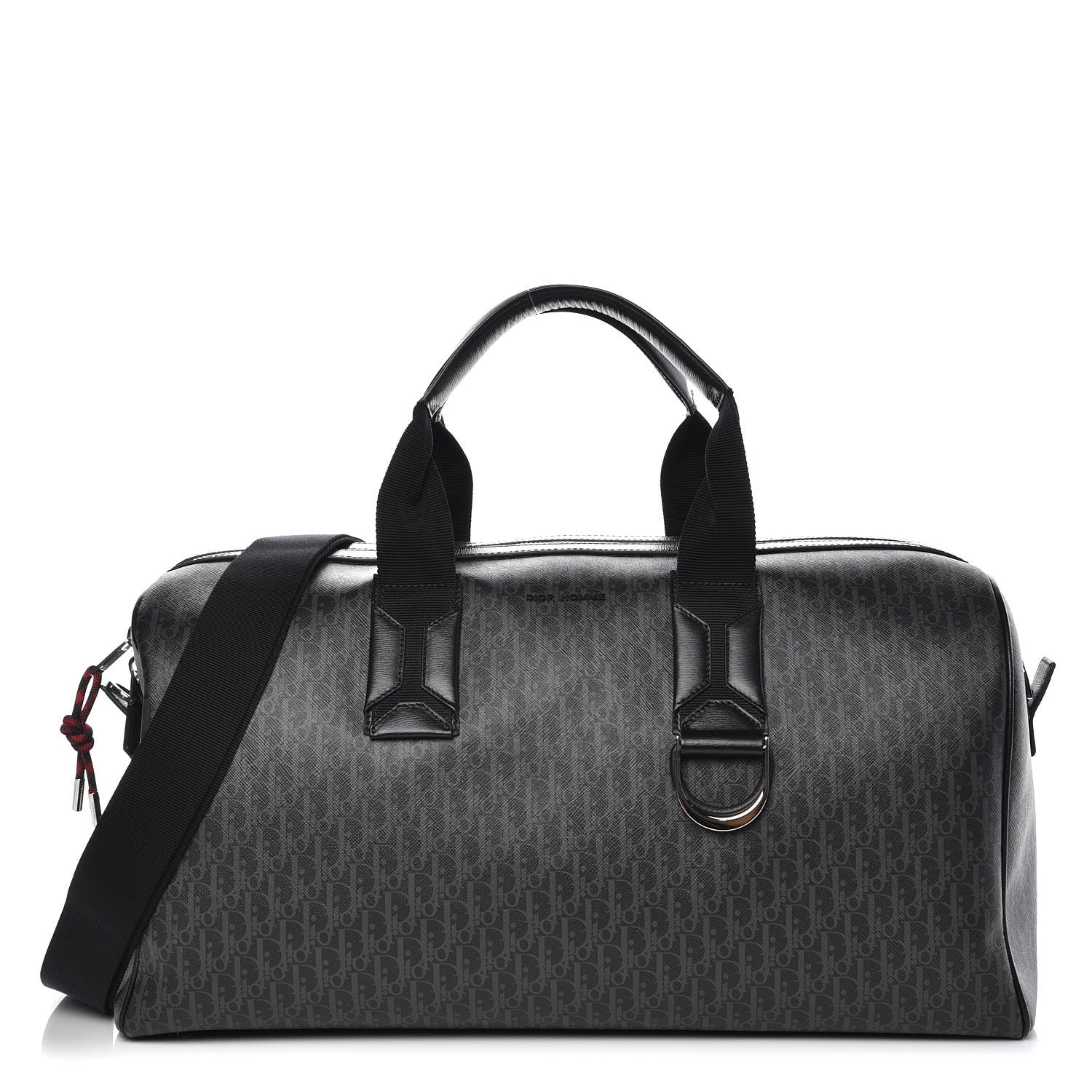 Christian Dior Homme Monogram Duffle Bag Grise 1 of 7