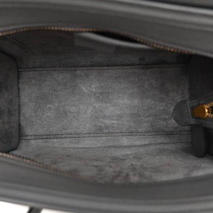 Celine Baby Drummed Calfskin Nano Luggage Kohl 5 of 9