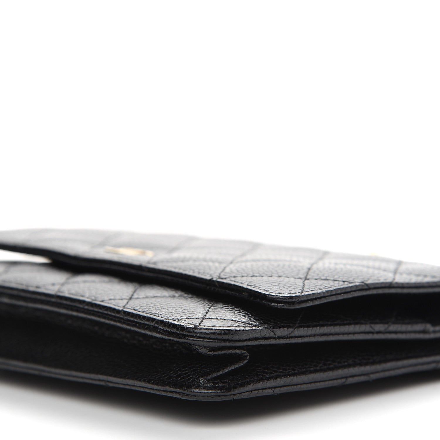 Chanel Caviar Quilted Wallet On Chain WOC Black 10 of 10
