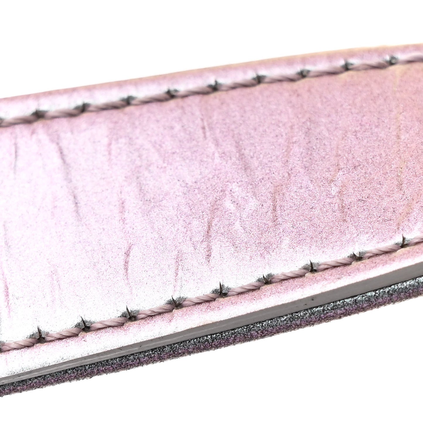 Iridescent Patent Calfskin PVC Quilted Small Boy Flap Light Purple