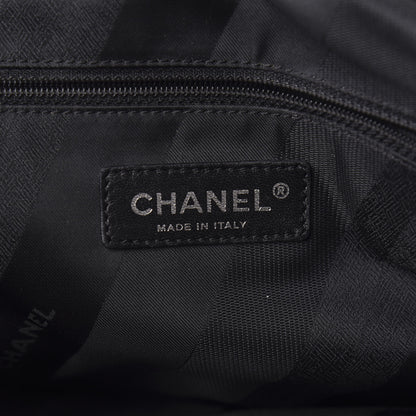 Chanel Glazed Calfskin Lambskin Portobello Tote Black 7 of 11