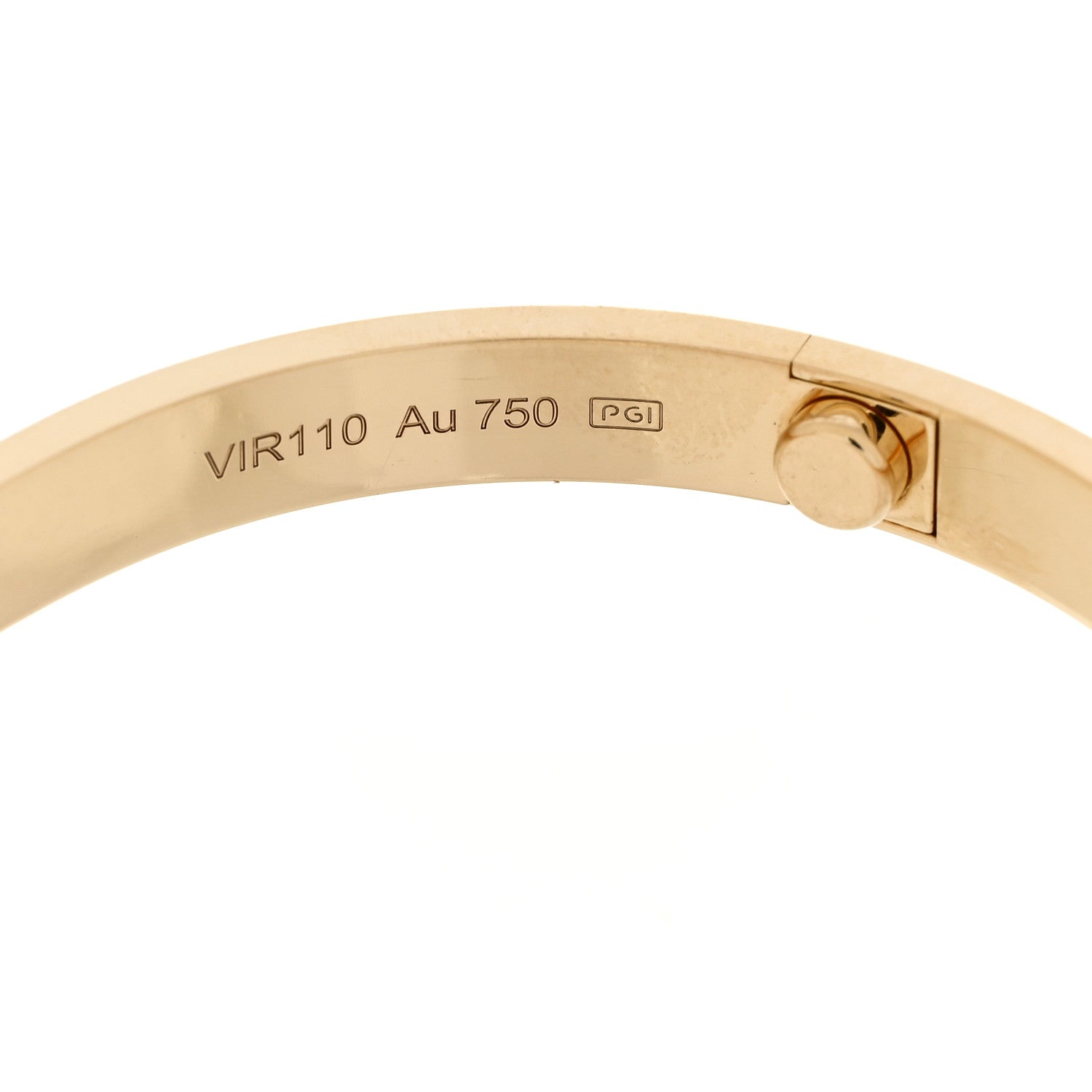 Cartier 18K Yellow Gold LOVE Bracelet 18 6 of 9