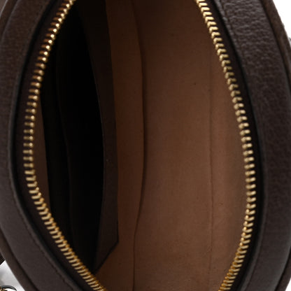 Gucci GG Supreme Monogram Web Mini Ophidia Round Backpack Brown 4 of 8
