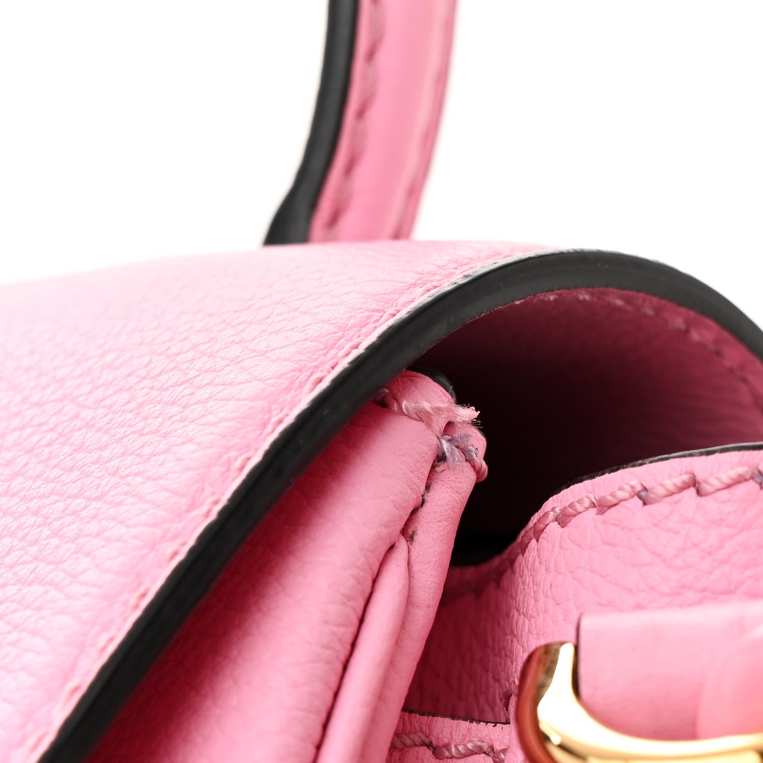 Versace Grained Calfskin Small La Medusa Top Handle Bag Pink 11 of 12