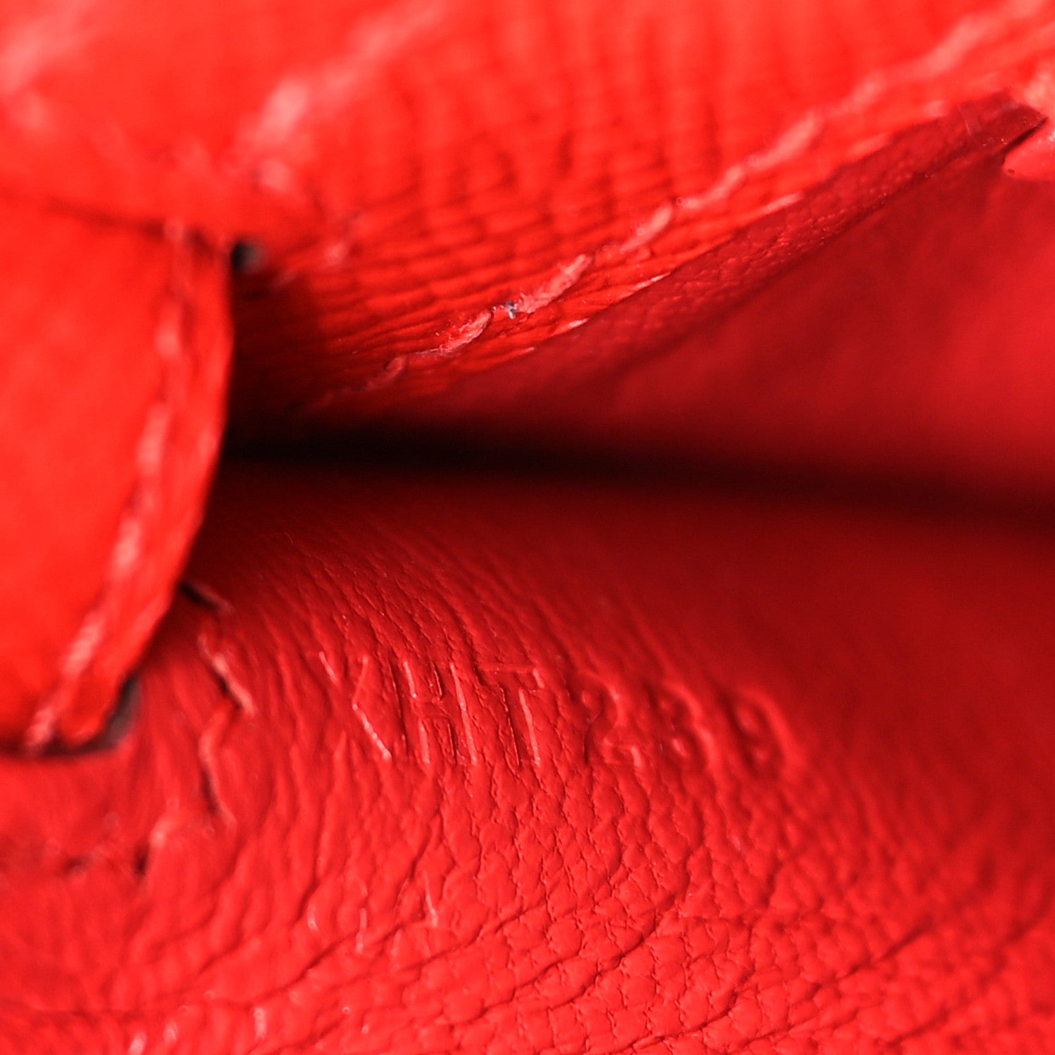Hermes Epsom Kelly Sellier 25 Rouge Tomate 7 of 10