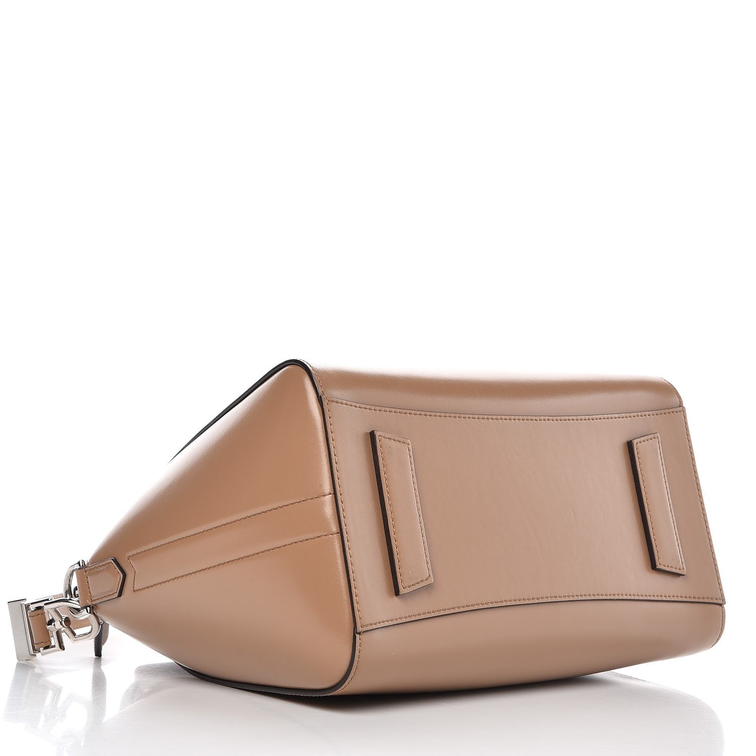 Givenchy Shiny Lord Calfskin Small Antigona Dark Beige 5 of 10