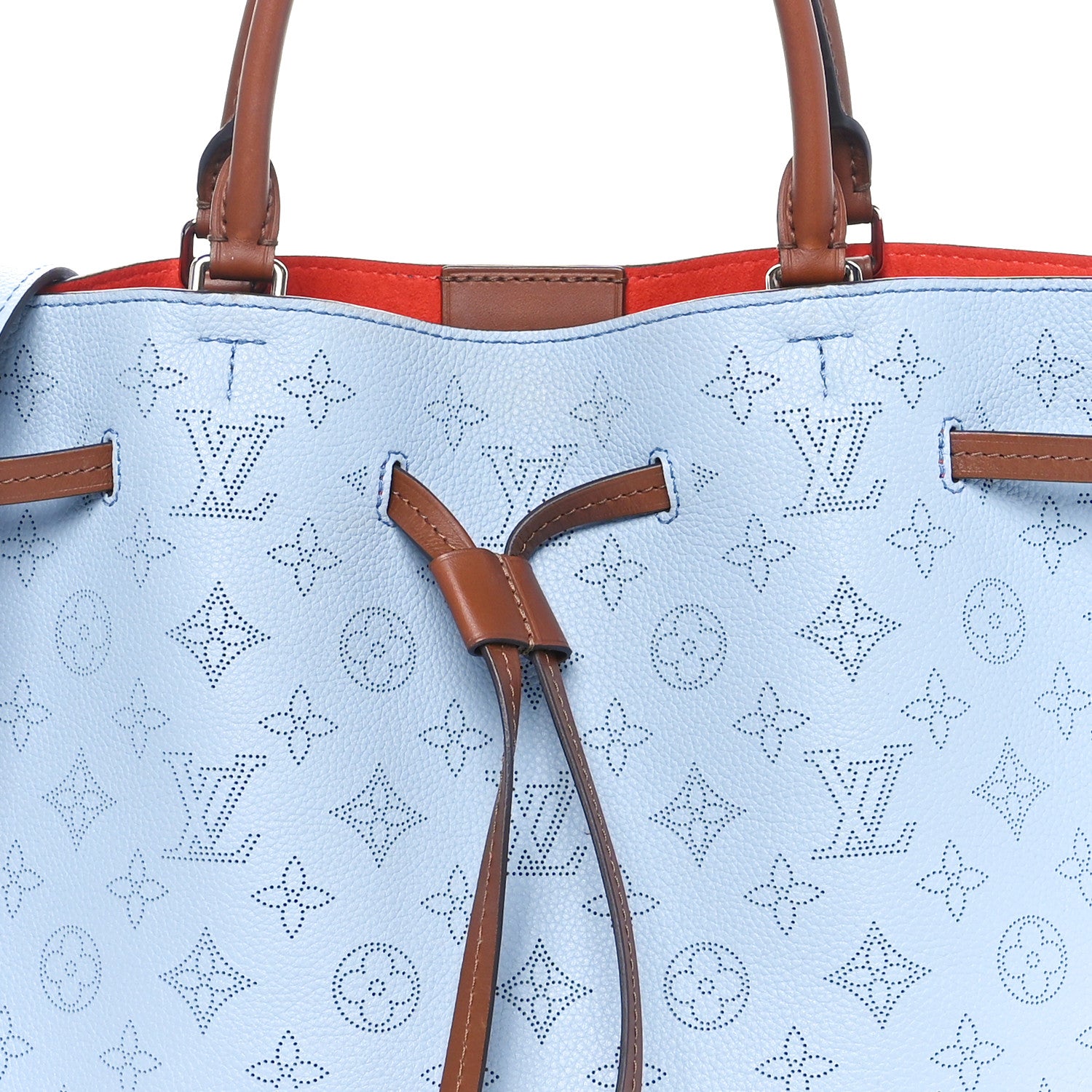 Louis Vuitton Mahina Girolata Blue Horizon Pumpkin 8 of 10