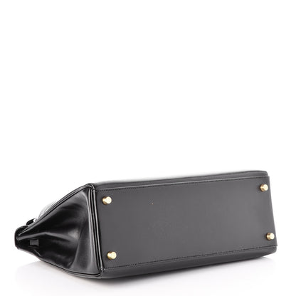 Hermes Box Kelly Retourne 32 Black 6 of 35