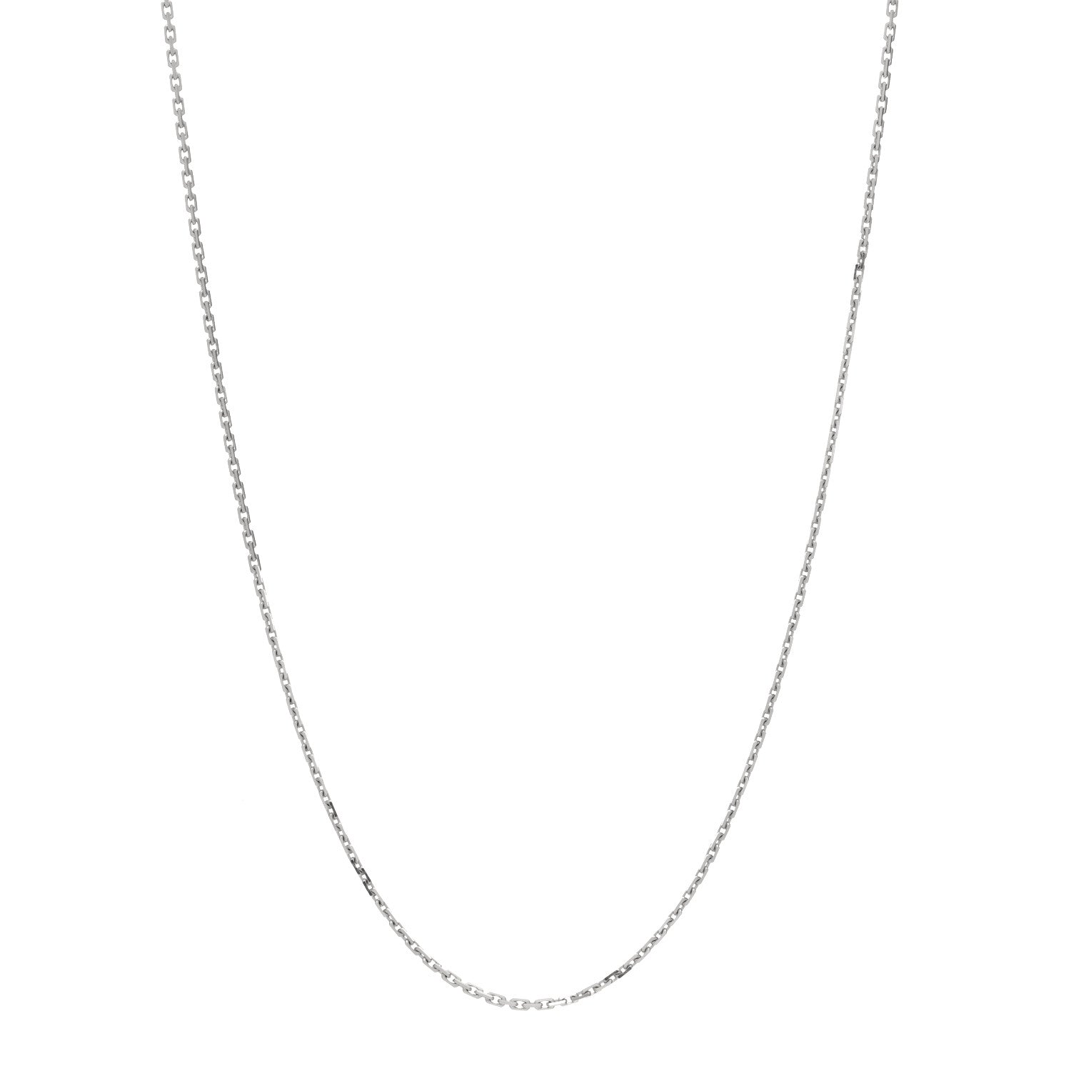 Cartier 18K White Gold Chain Necklace 1 of 3
