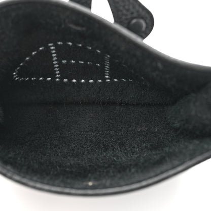 Hermes Taurillon Clemence Evelyne TPM Black 5 of 9