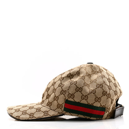 Gucci Monogram Web Baseball Hat S Beige Cocoa 4 of 10