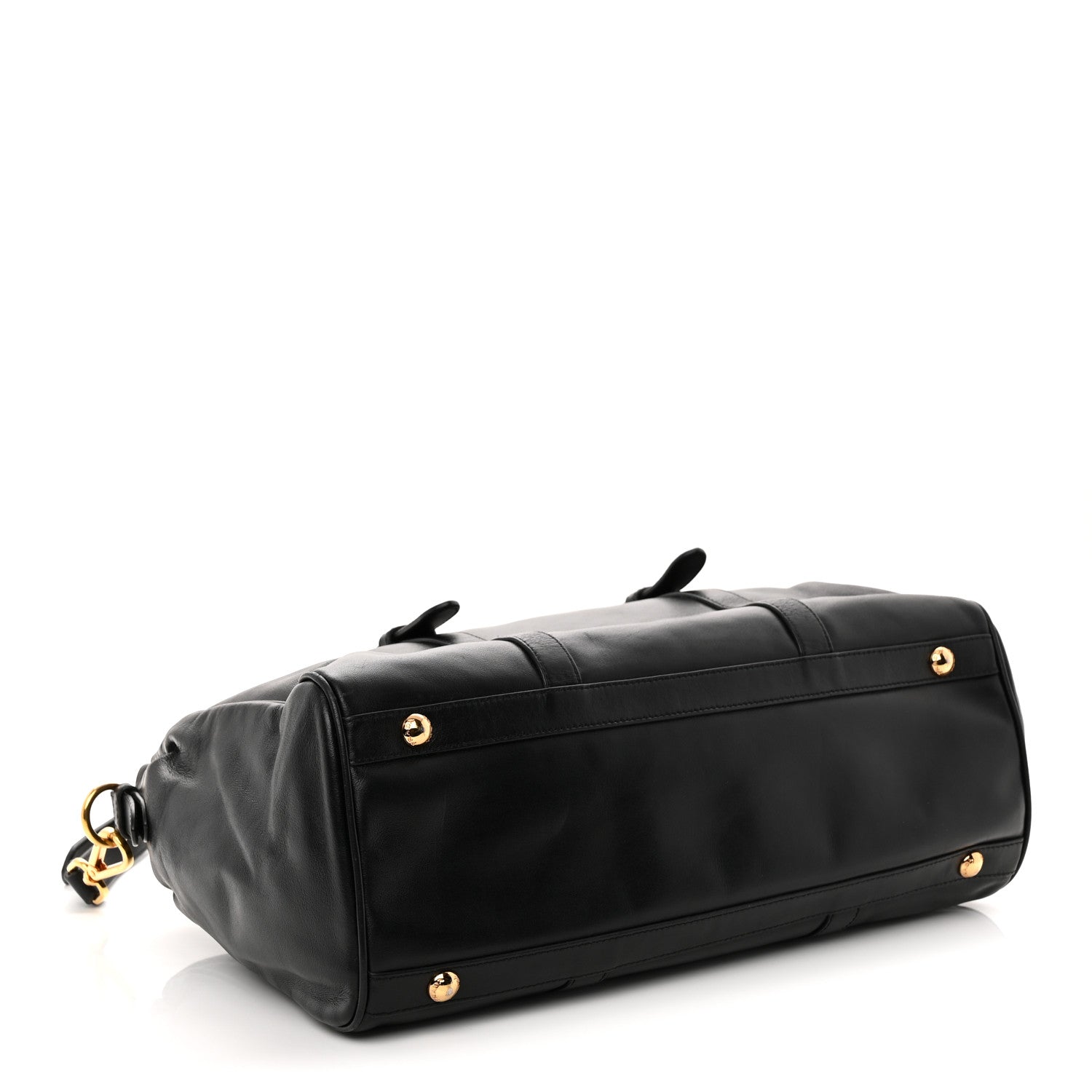 Prada Soft Calfskin Shopping Satchel Black 3 of 11
