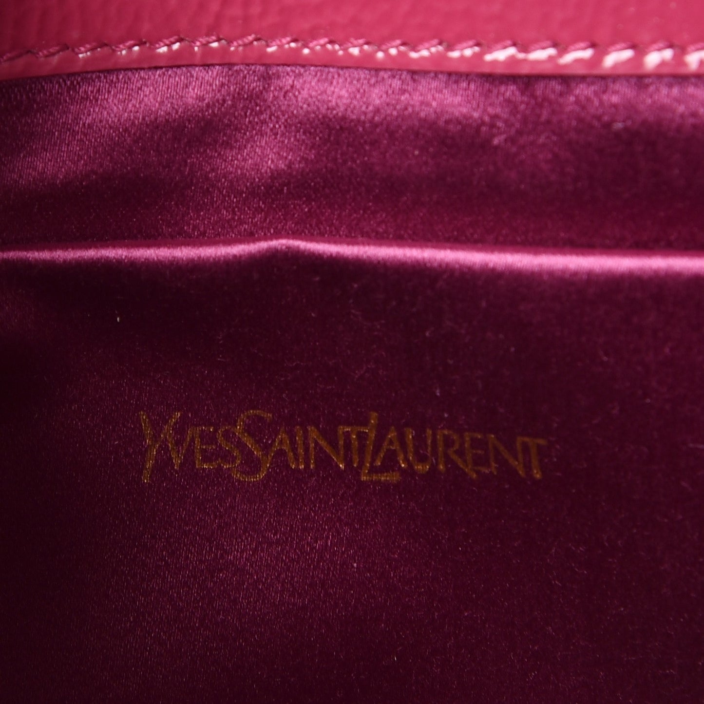 Textured Patent Monogram Large Belle De Jour Clutch Fuchsia
