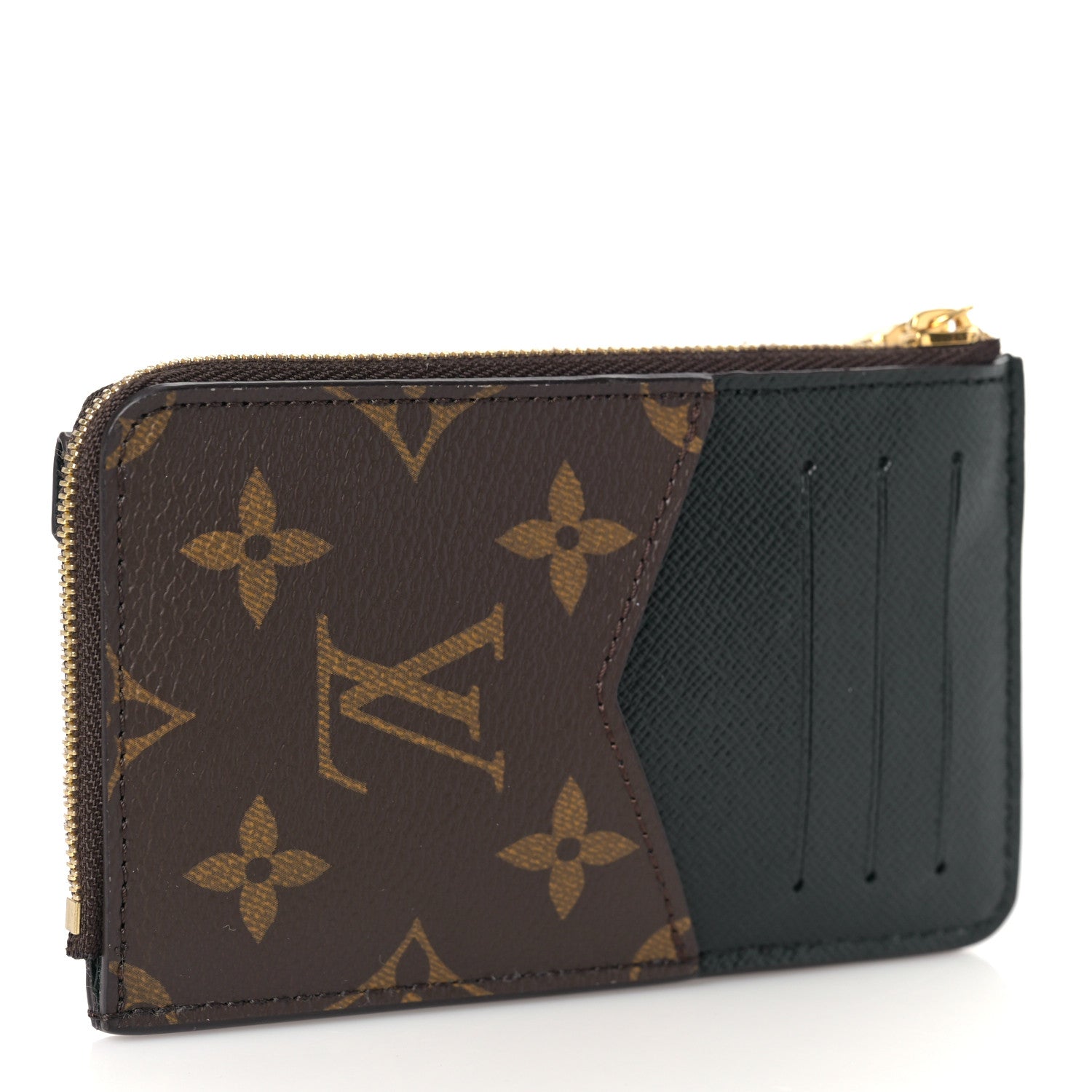 Louis Vuitton Monogram Recto Verso Card Holder Black 3 of 9
