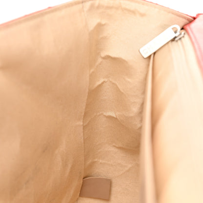 Chanel Lambskin Large Coco Rider Flap Coral 17 of 22