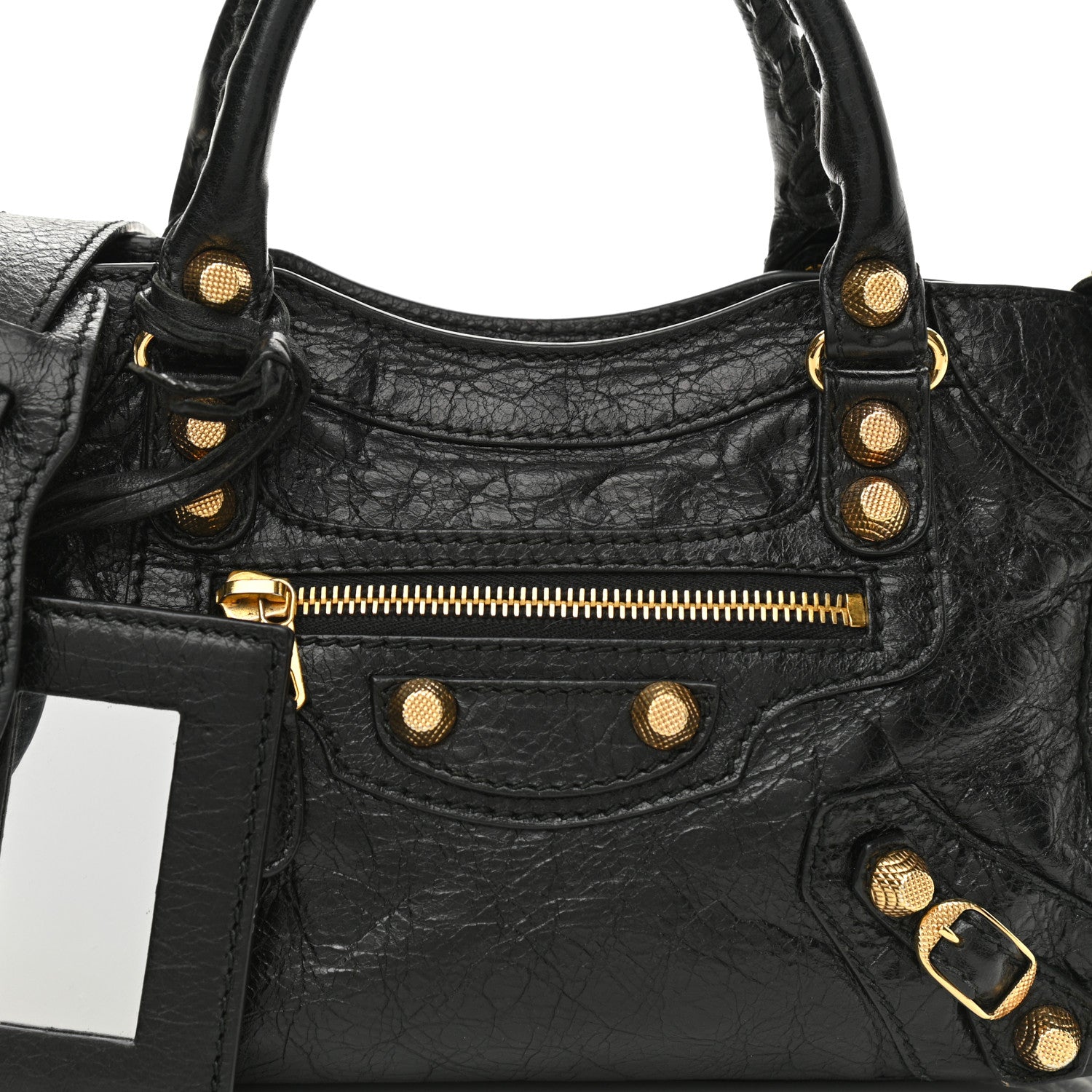 Balenciaga Agneau Giant 12 Gold Hardware Mini City Black 8 of 14
