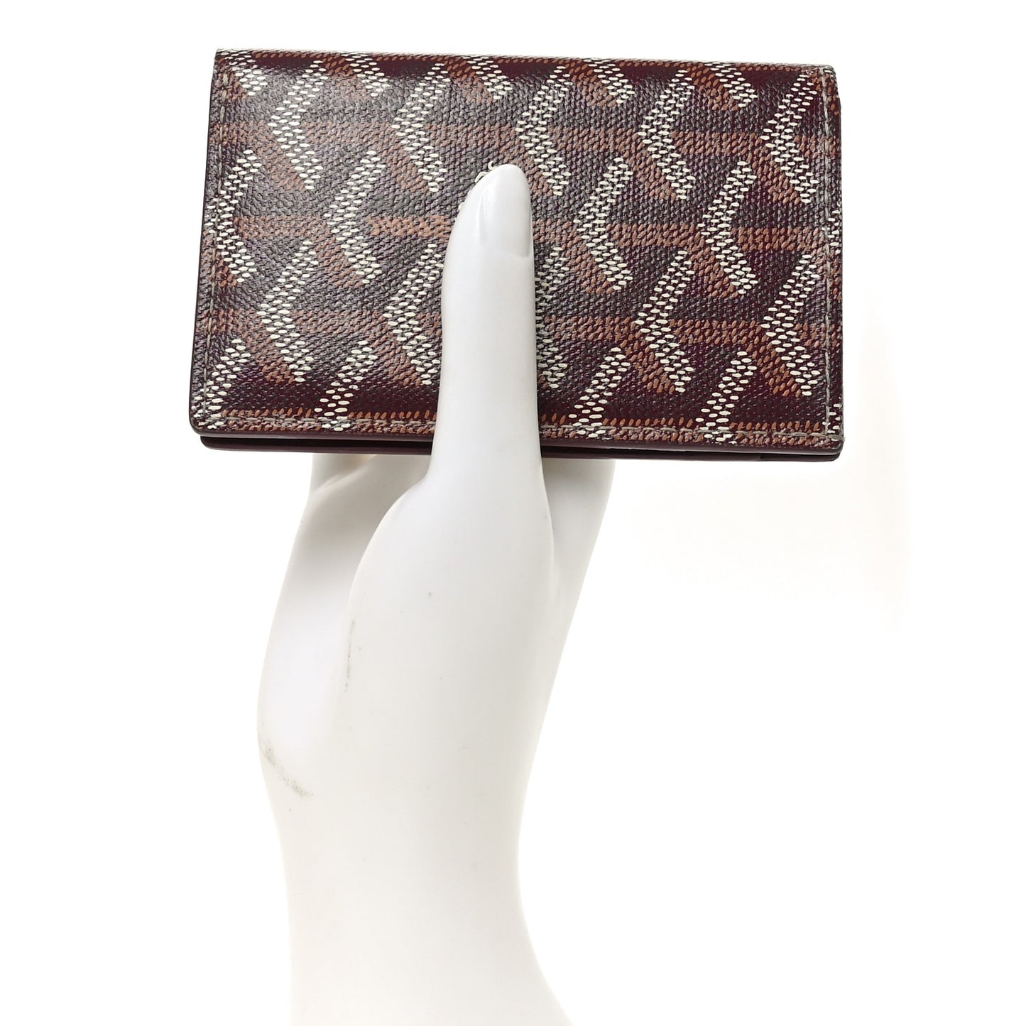 Goyardine Saint Pierre Card Holder Bordeaux