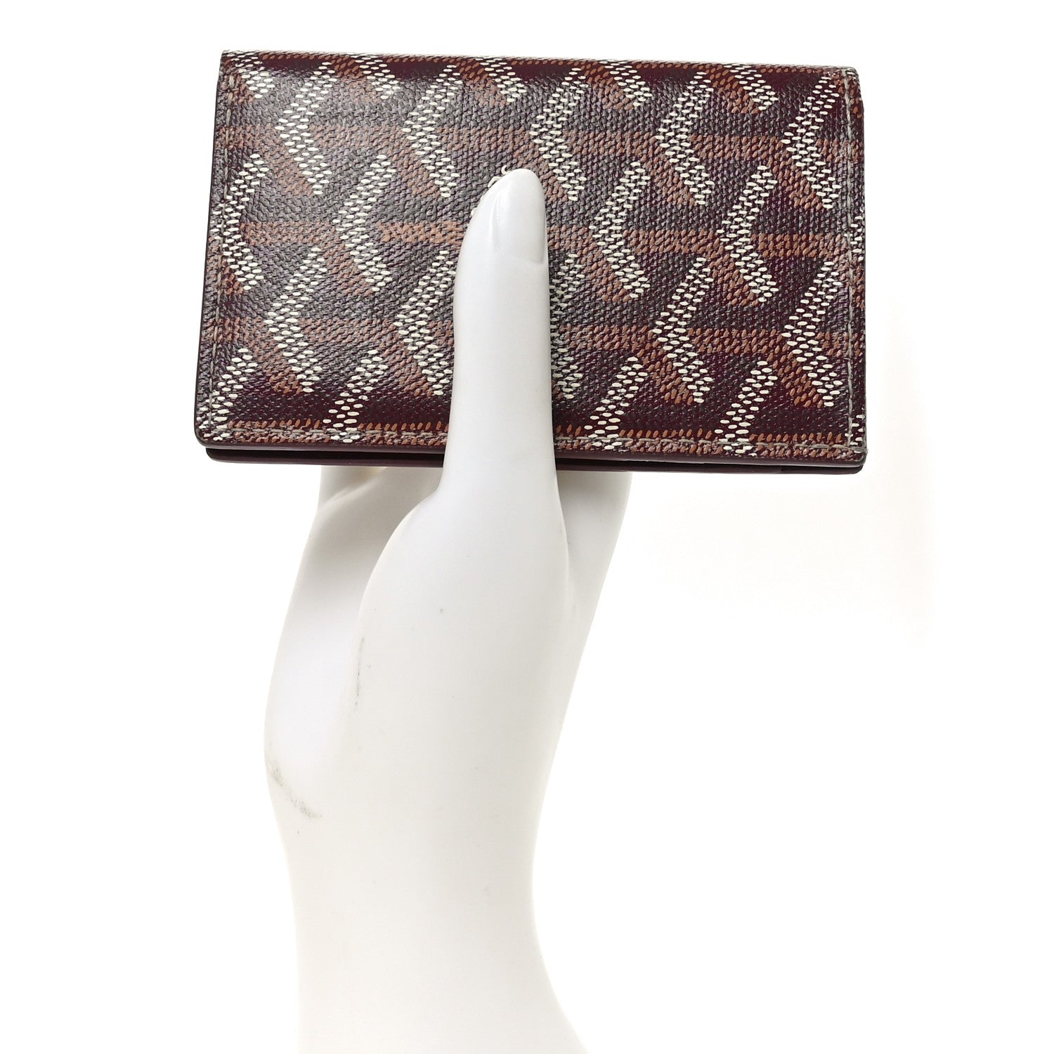 Goyard Goyardine Saint Pierre Card Holder Bordeaux 2 of 6